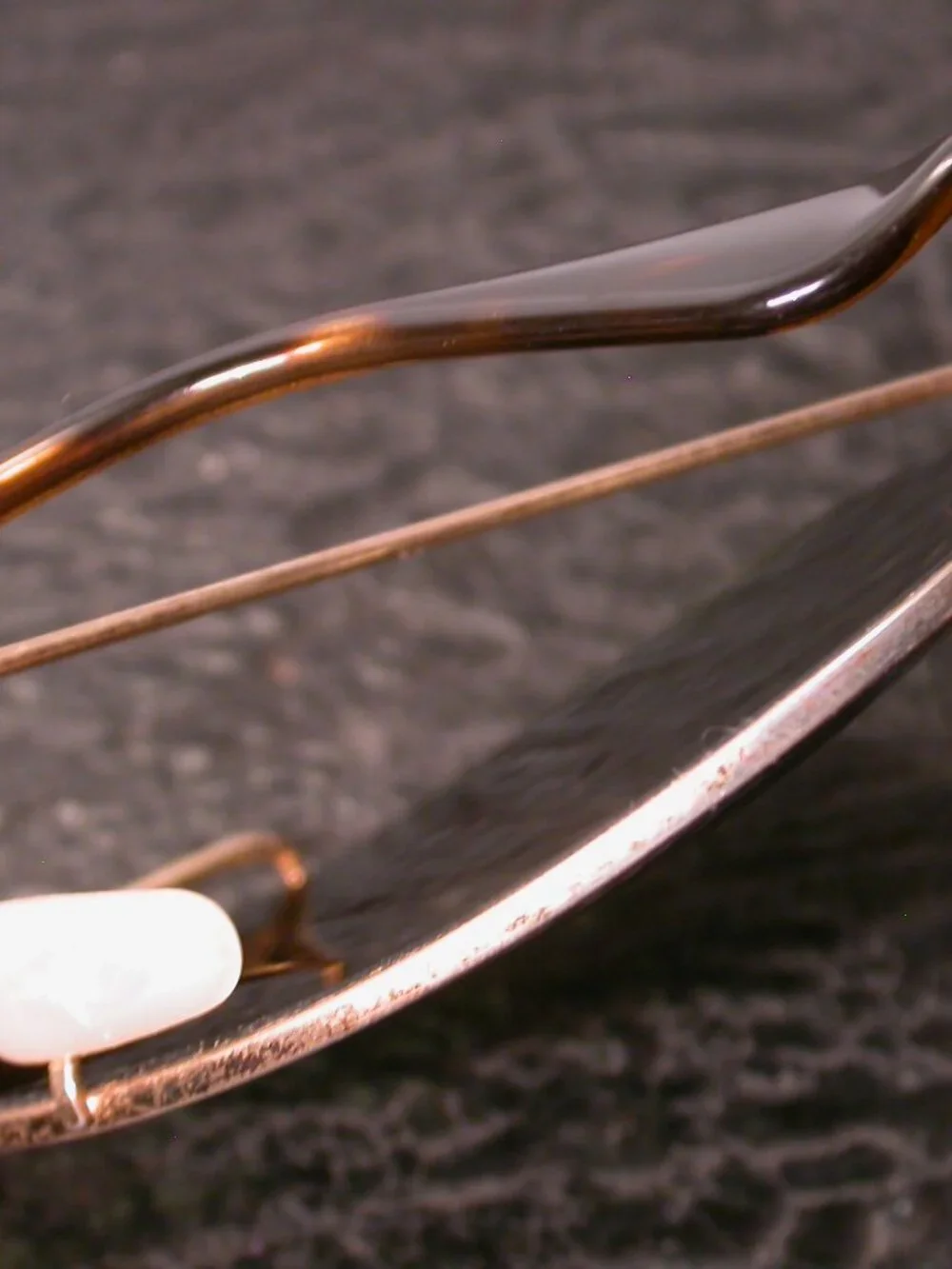 Ray Ban Outdoorsman Gold Metal Aviator Wrap Shades Sunglasses Made in Italy